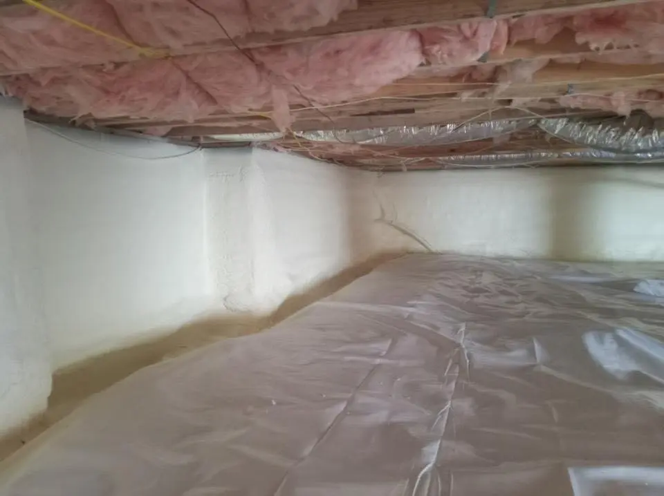 Crawl space encapsulation with closed-cell spray foam for Roof Maintenance in Ashtabula